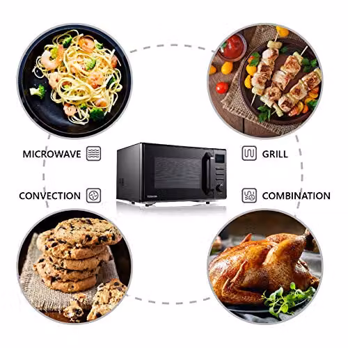 Toshiba 25L Convection and Grill Microwave Oven in Black MW2-AC25TF(BK) – 3