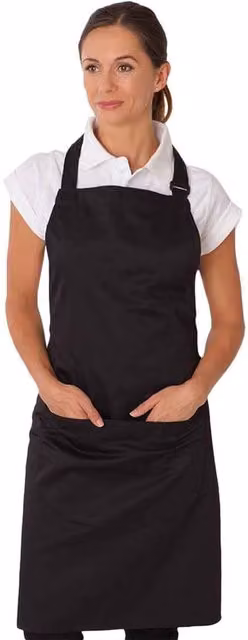 Dennys Full Adult Apron in Black – 1