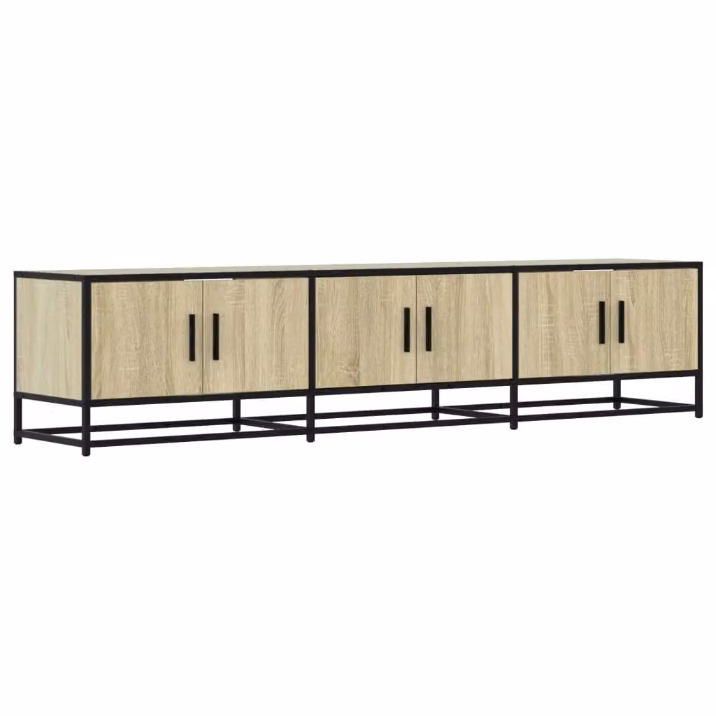 Berkfield Home Sonoma Oak TV Cabinet in Brown, W: 180 cm, D: 41 cm, H: 41 cm – 2