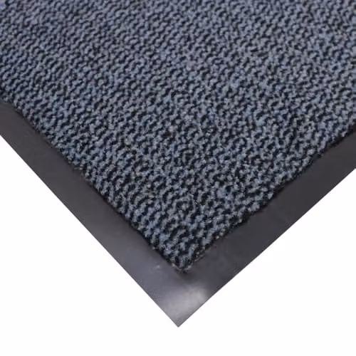 JVL Commodore Non-Slip Barrier Doormat, Blue and Black, W: 120 cm, D: 150 cm – 2