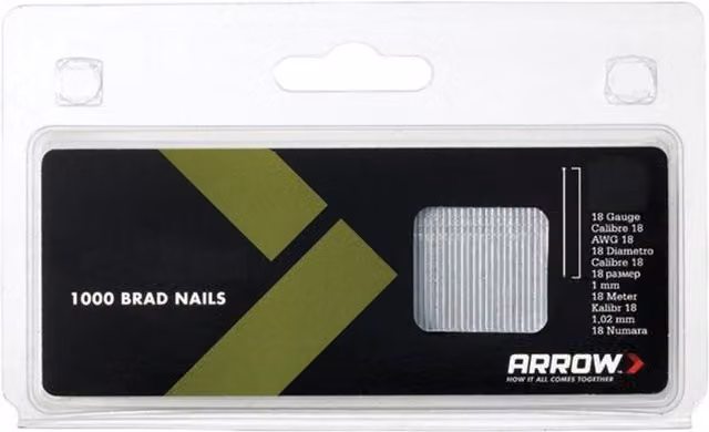 Arrow Silver Multicolour Brad Nails