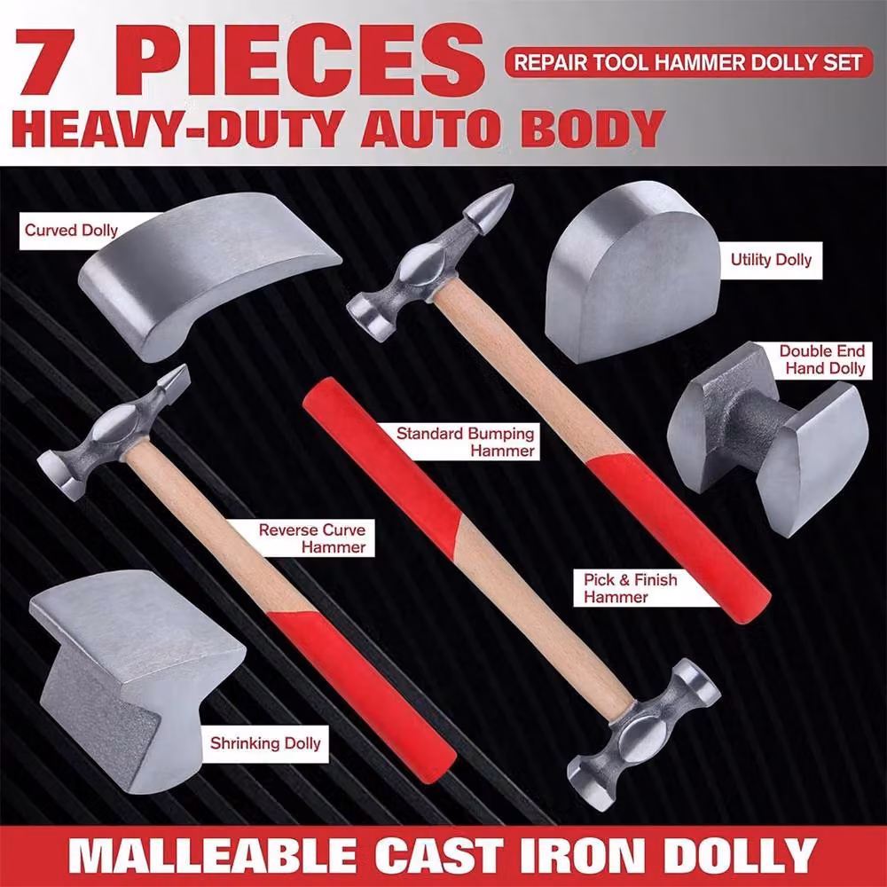 Ventryn 7-Piece Auto Body Repair Tool Kit in Black – 3