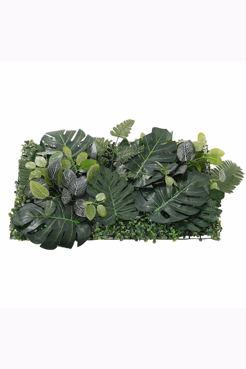 H&O Direct Artificial Green Plant Wall Hedge, W: 40 cm, L: 60 cm – 2