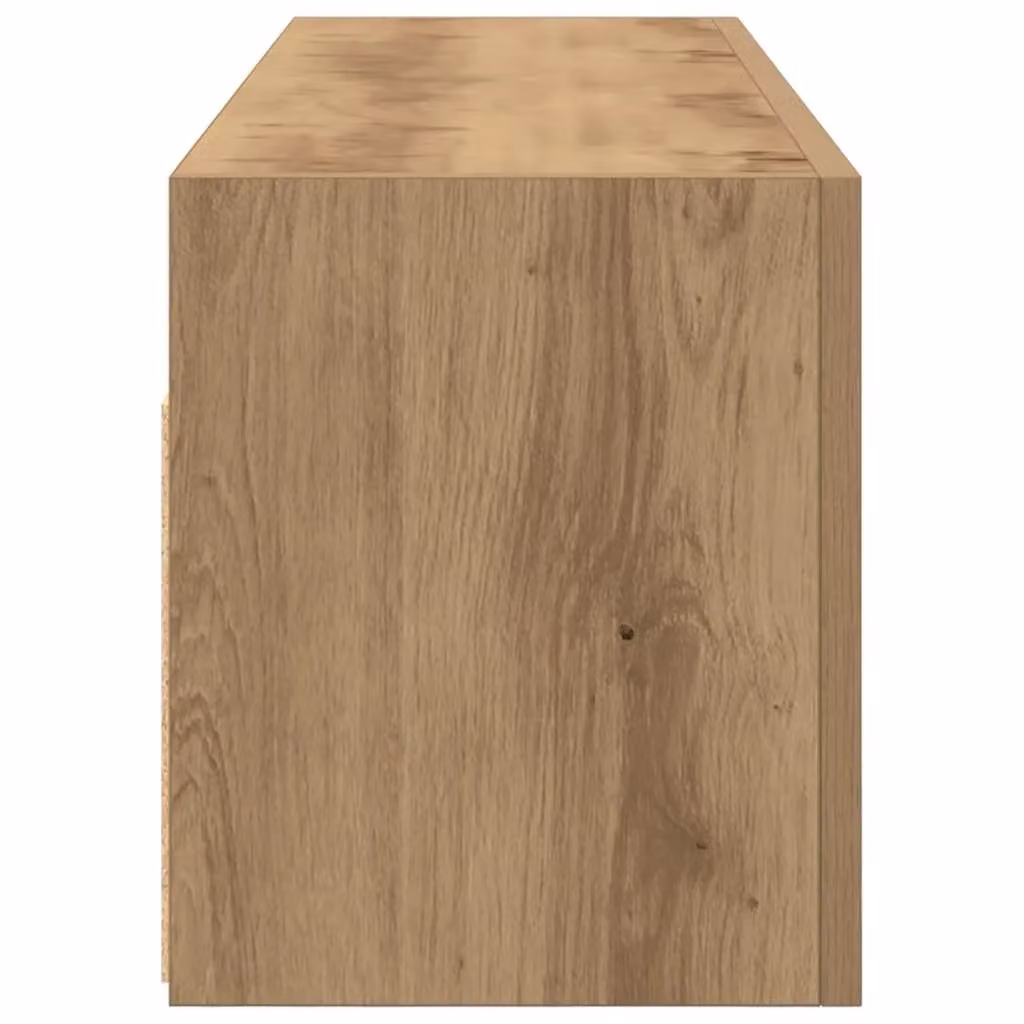 Berkfield Home Artisan Oak Bathroom Wall Cabinet, Brown, W/D/H: 100 x 25 x 30 cm – 4