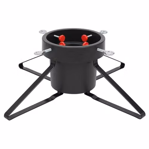 Harbour Housewares Classic Real Christmas Tree Stand in Black