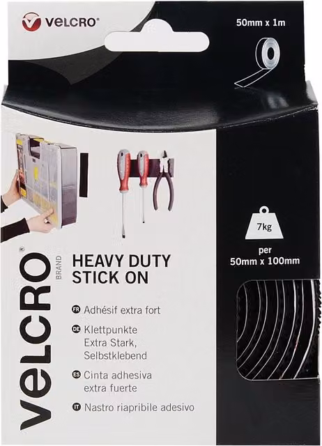 VELCRO Brand Heavy Duty Tape in Black