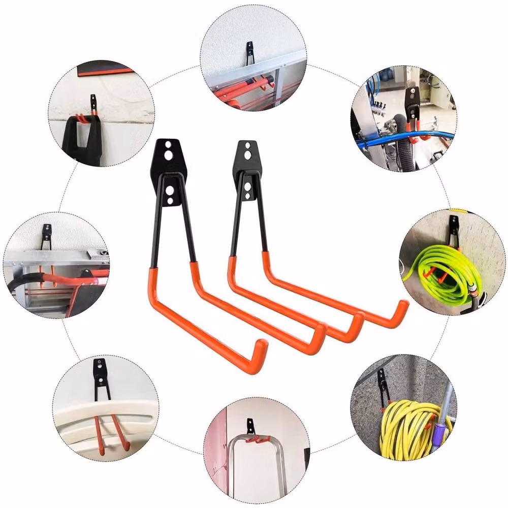 SPETLEK 8-Piece Heavy Duty Storage Hooks in Black – 3