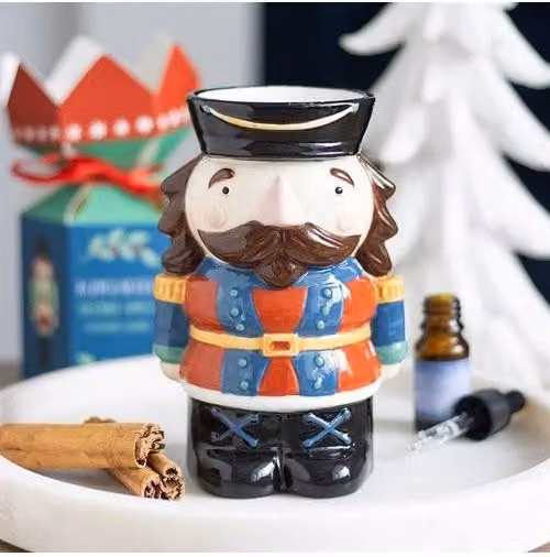 KDMD Nutcracker Shaped Ceramic Oil Burner and Wax Warmer in Multicolour