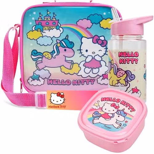 Get Trend Hello Kitty Pink Insulated and Leakproof Women's Lunch Bag with Strap
