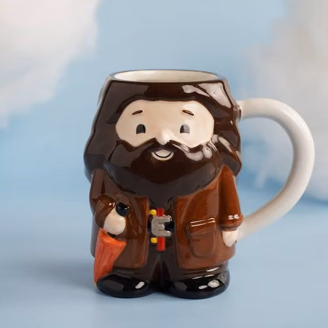 Warner Bros Harry Potter Back To Hogwarts 3D Ceramic Mug Hagrid Brown