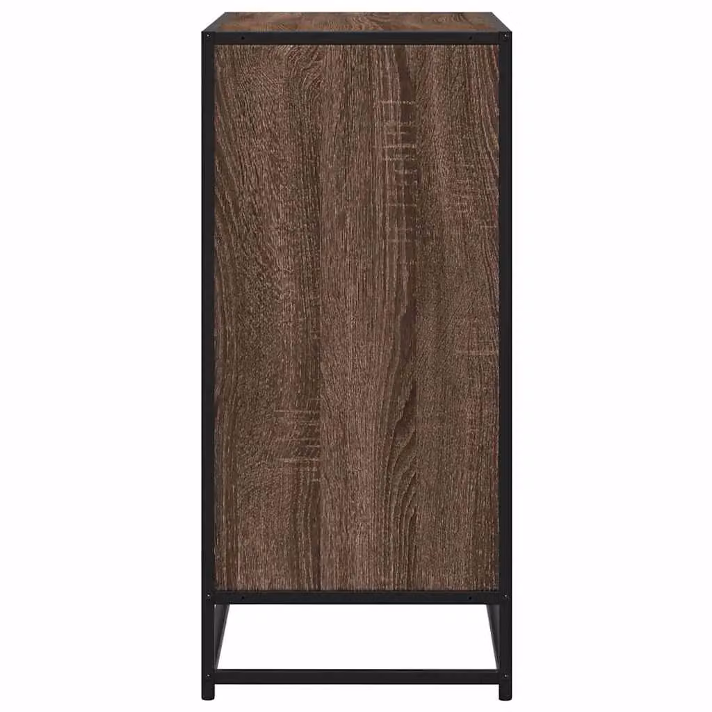 Berkfield Home Industrial Sideboard in Brown Oak, W/D/H: 68 x 35 x 76 cm – 4