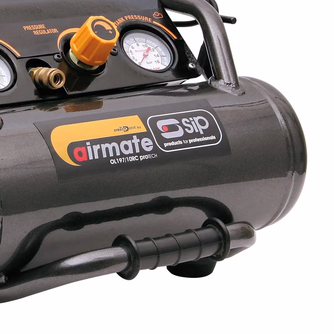 SIP OL197/10RC 110v Direct Drive Compressor in Black – 4