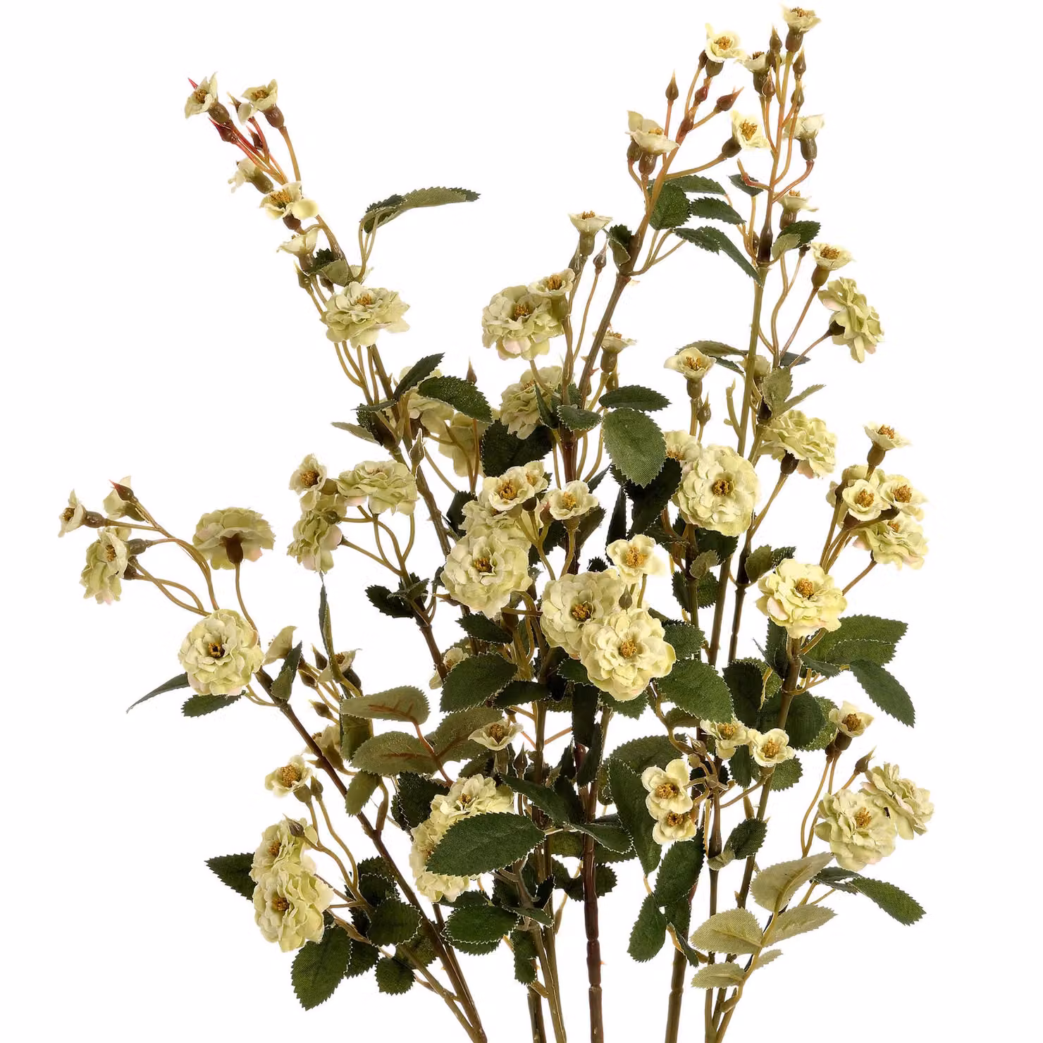 Love Lace Green Wild Meadow Rose Artificial Textile Flower – 2