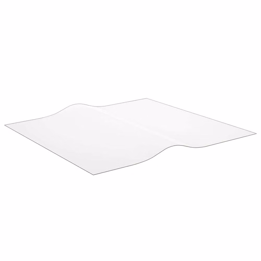 Berkfield Home Clear Matt PVC Table Protector, W/D: 70 x 70 cm, 2 mm Thickness – 1
