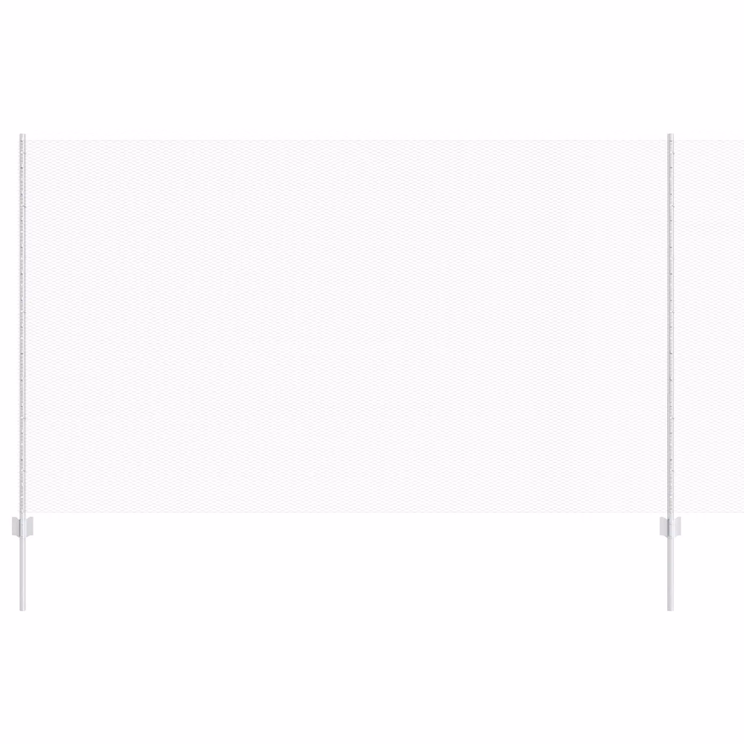 Berkfield Home 10-Piece Galvanised Steel U-Channel Fence Posts in Silver, Height: 140 cm – 2