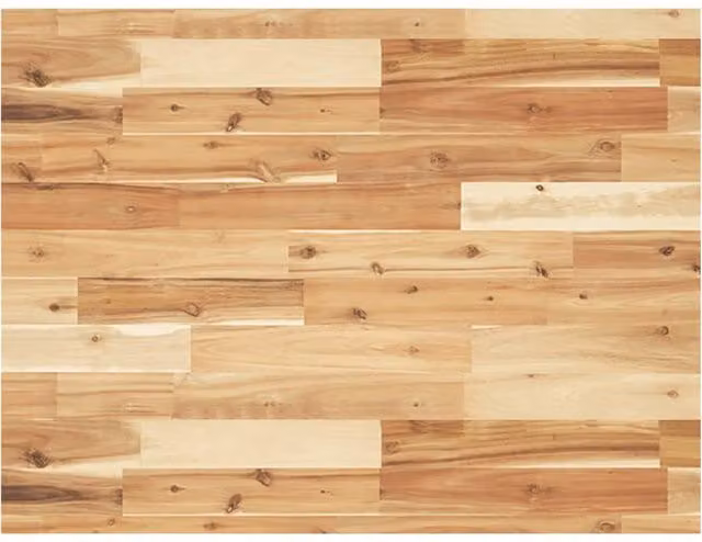 Berkfield Home Oil Finished Solid Wood Acacia Bathroom Vanity Top in Brown W/D/H: 80 x 60 x 4 cm