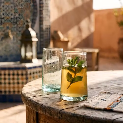 Nicola Spring Merzouga 12 Piece Transparent Glassware Set of Tumblers – 2