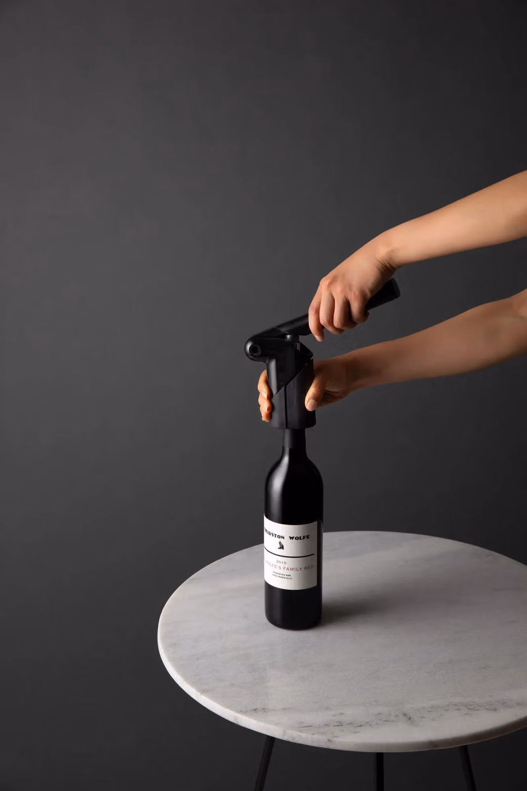 Rabbit Lever Corkscrew with Foil Cutter in Black – 1