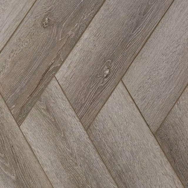 FirmfitORH NK33 Wood Effect Herringbone Luxury Vinyl Tile Click Lock, 5mm, Taupe/Beige – 1