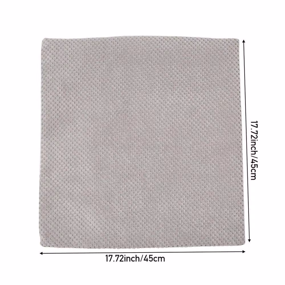NESTLUNE Non-slip Microfibre Sofa Cover in Grey, W/D/H: 45 x 45 x 45 cm – 2