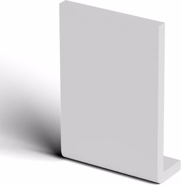 Freefoam White Plastic Fascia Capping Board, Thickness: 10 mm, Length: 5 m