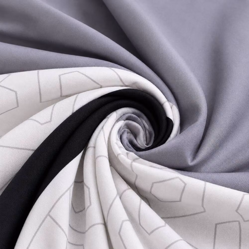 Grace Premium Grey Brushed Microfibre Duvet Cover and Pillowcase Set, W/D/H: 140 x 200 cm – 6