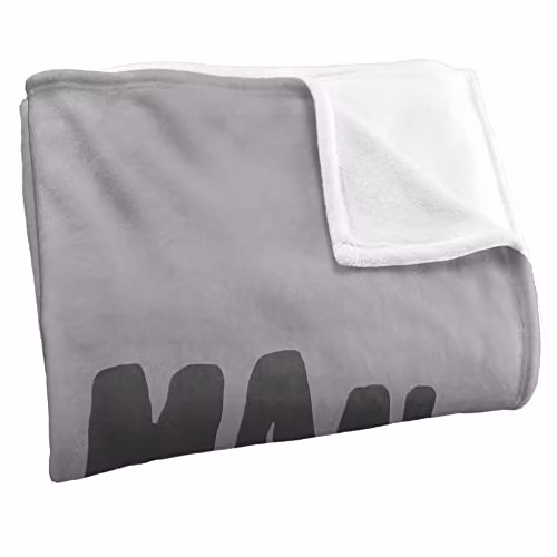 Warner Bros. Rick and Morty The Get It Together Super Soft Silky Touch Fleece Throw Blanket, W/D/H: 91 x 147 cm, Grey/Multicolour – 2