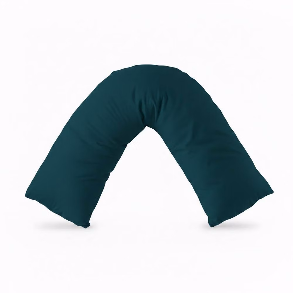 Snug City V Shape Maternity Pillowcase in Teal Polycotton – 2