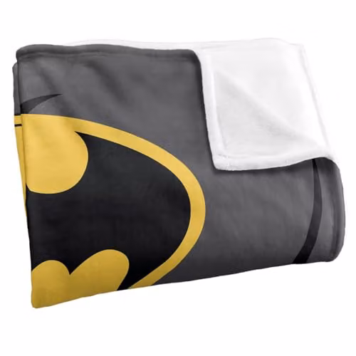 LOGOVISION Batman Costume Super Soft Silky Touch Fleece Throw Blanket, Multicolour, W: 152 cm, D: 127 cm – 2