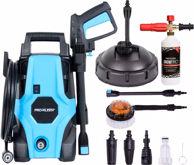Pro-Kleen Electric Pressure Washer Jet Power Wash Patio Cleaner in Blue