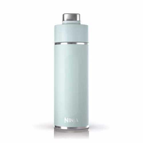 Ninja Thirsti Vacuum Insulated Stainless Steel Water Bottle and Flask with Leak-Proof Lid, Mint, 700 ml – 1