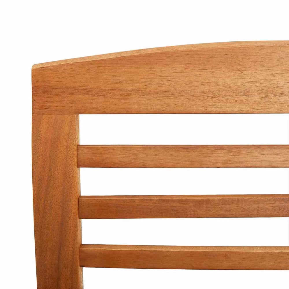 Berkfield Home Beautiful Garden Chairs, Set of 2, Oiled Solid Acacia Wood, Brown – 3