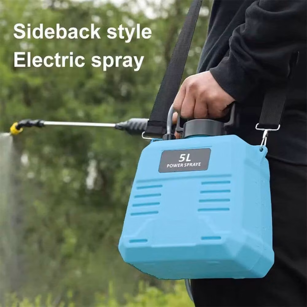 NESTLUNE Battery Powered Electric Garden Sprayer, 5L, Blue – 5