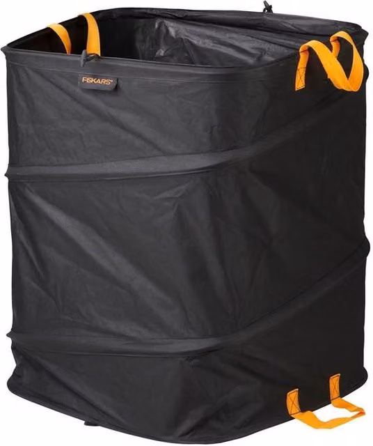 Fiskars Ergo Pop-up Garden Waste Bag, Large, Multicolour and Black, W/D/H: 120 x 70 x 40 cm