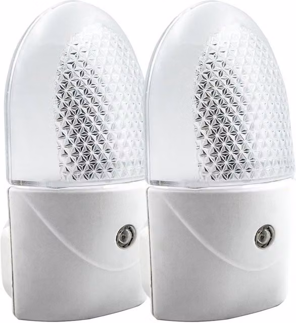 Uni-Com LED Night Light with Dusk Sensor in White and Multicolour
