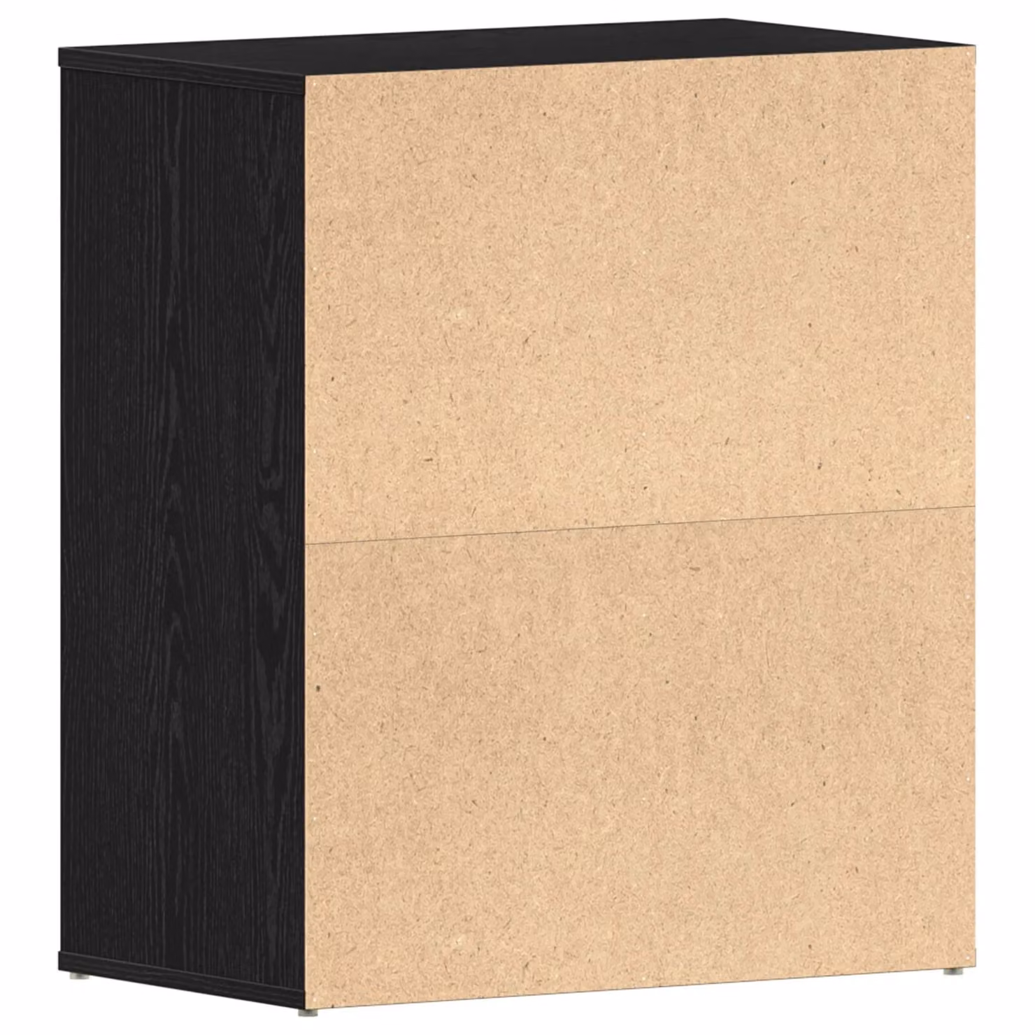 Berkfield Home Black Oak Shoe Cabinet, W: 60 cm, D: 35 cm, H: 70 cm – 4