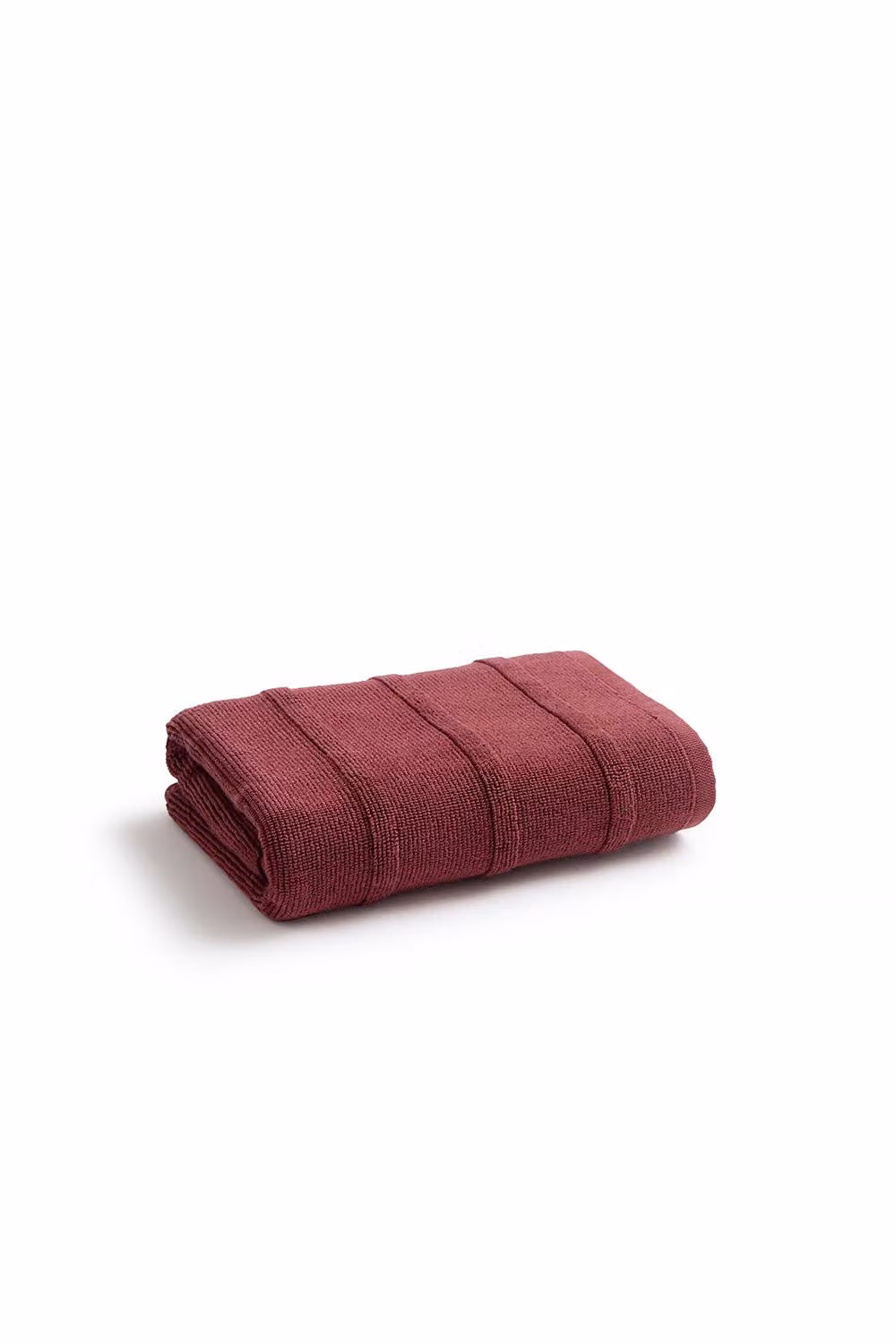Christy Highgate Ribbed Turkish Cotton Textured Towels in Red – 2