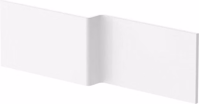 Balterley L-Shaped Acrylic Bath Front Panel, White, 1600mm