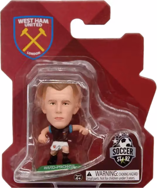 SoccerStarz West Ham United James Ward-Prowse Mini Figure, Brown/Green/Multicolour, Height: 5 cm