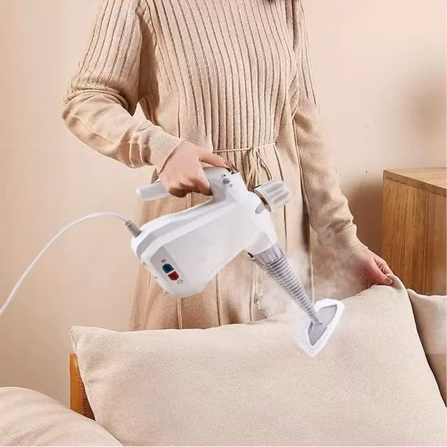 Komore Portable Handheld Steam Cleaner, White