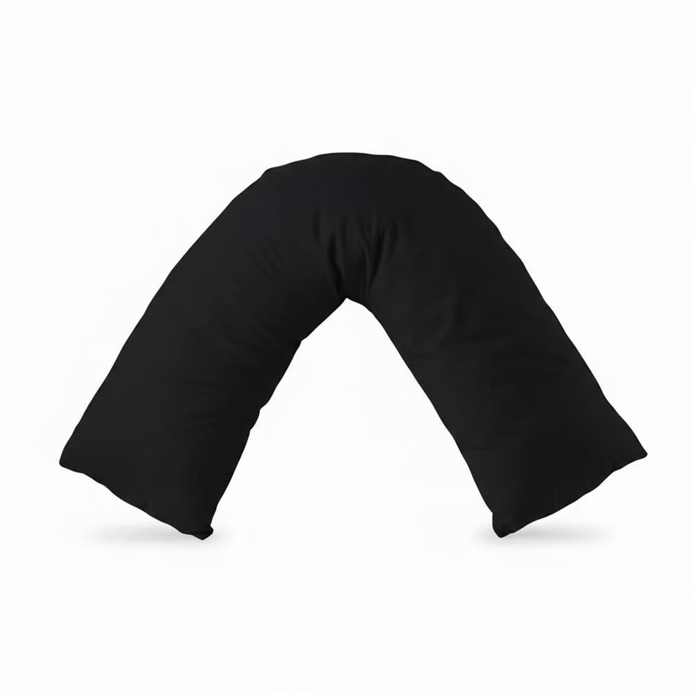 Snug City V Shape Maternity Pillowcase in Black Polycotton – 2