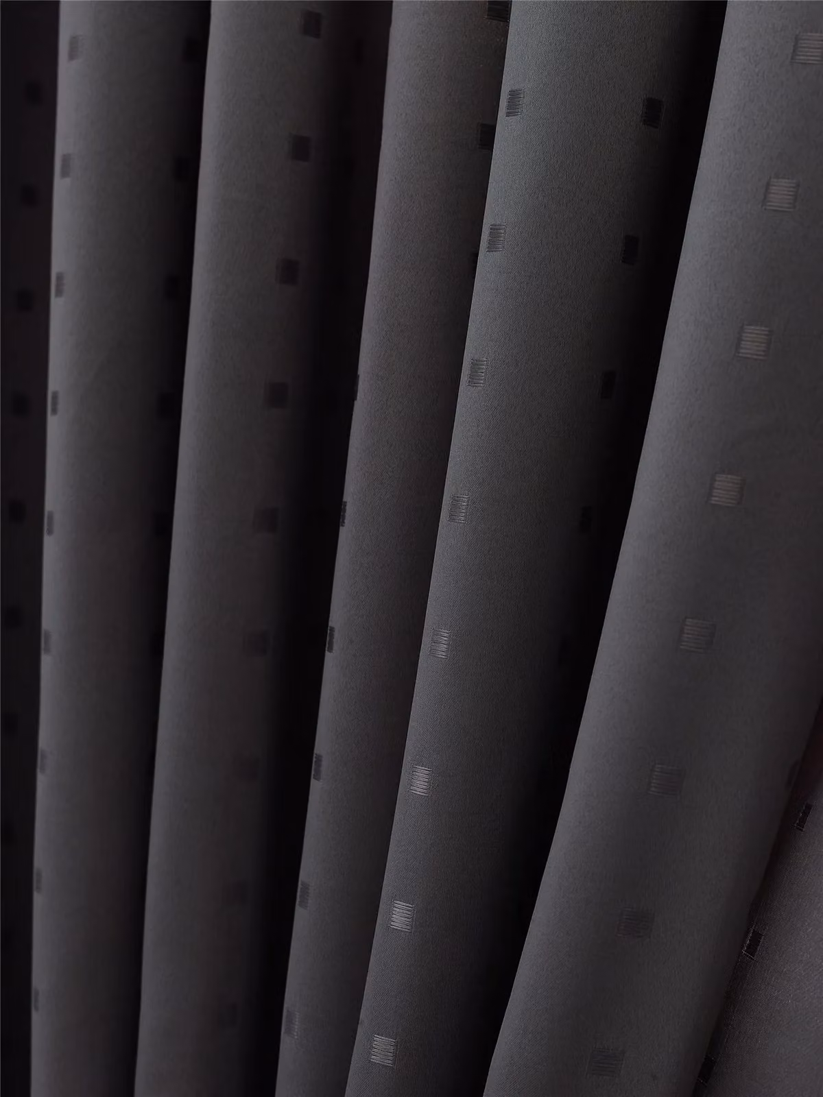 Luxury Living Adi Lined Ring Top Eyelet Curtains in Charcoal Grey, Width: 168 cm, Drop: 137 cm – 4