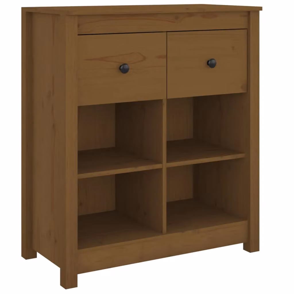 Berkfield Home Classic Sideboard in Honey Brown Solid Pine, W/D/H: 70 x 35 x 80 cm – 2