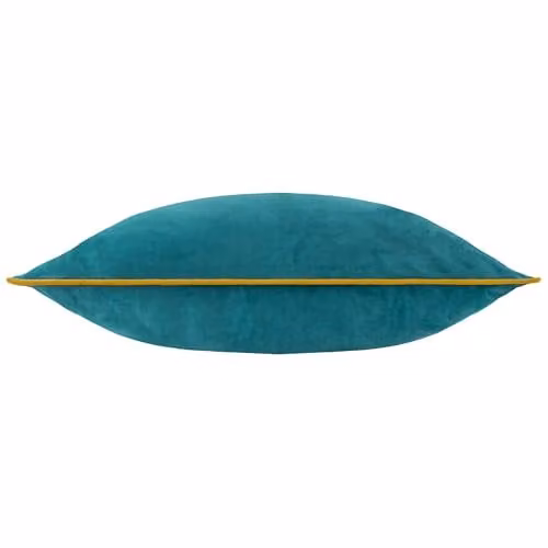 Furn Meridian Square Velvet Cushion in Turquoise Blue, W/D/H: 45 x 45 x 45 cm – 2