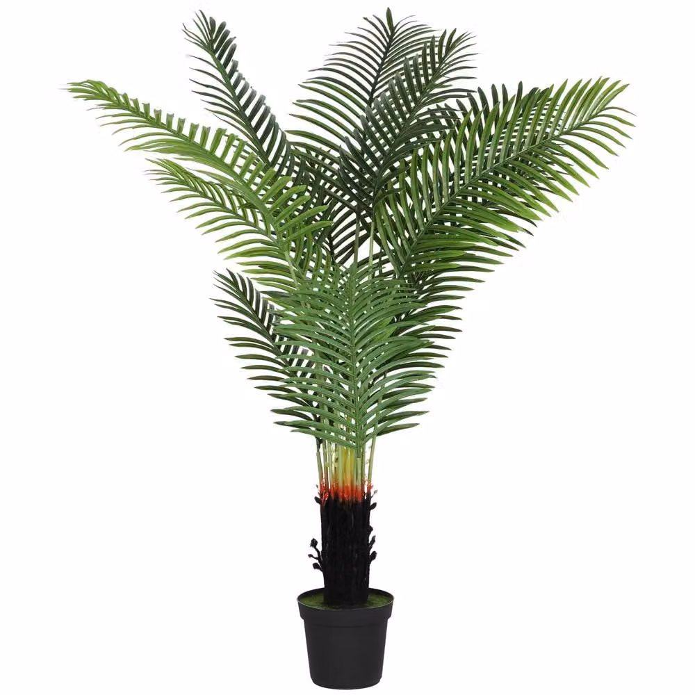 STILVORA Artificial Green Palm Tree, Height: 150 cm – 3