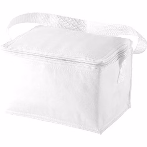 Bullet Spectrum 6 Can Cooler Bag in White, W/D/H: 20 x 15 x 12 cm