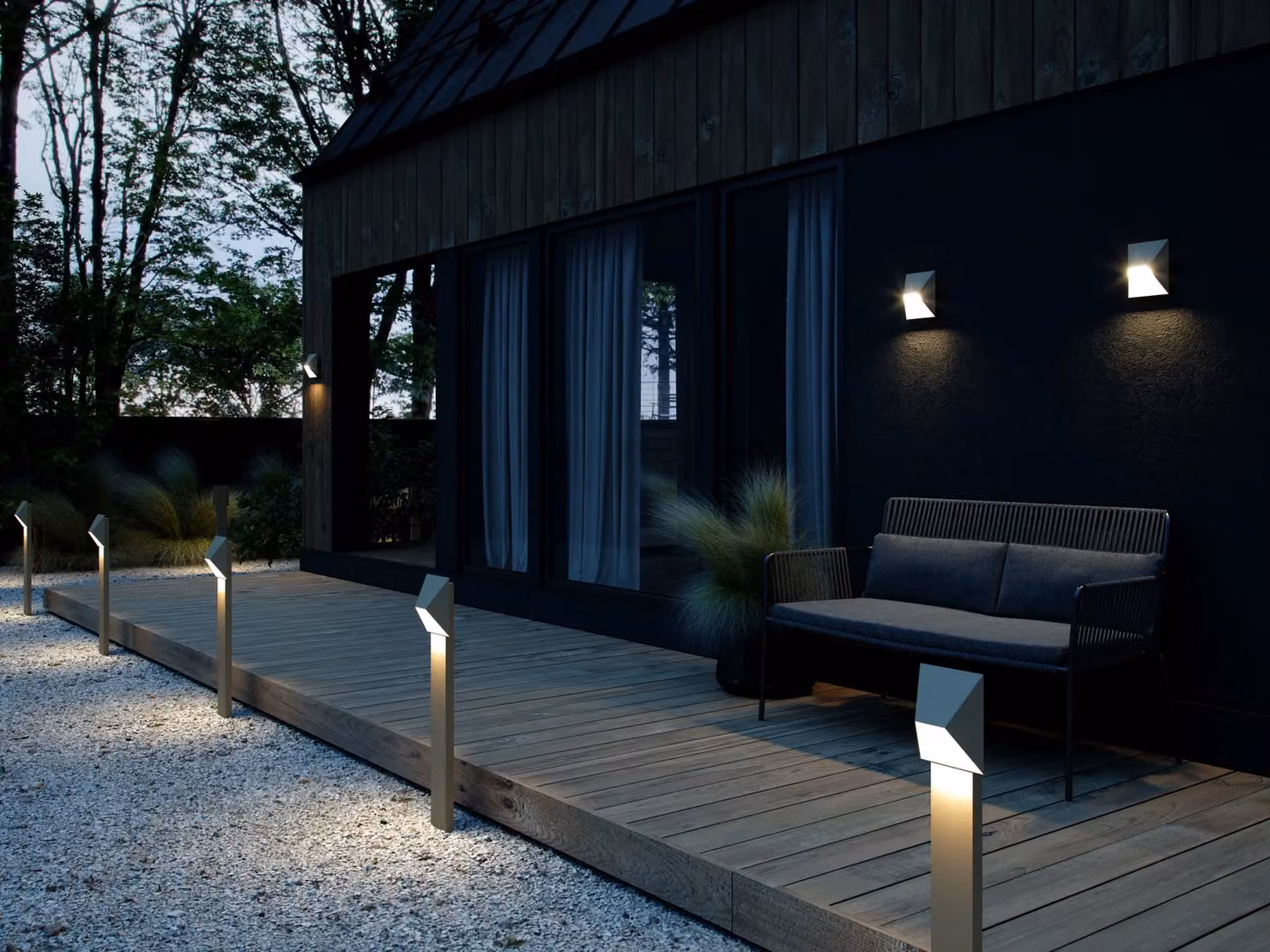 Nordlux Pontio Outdoor Wall Light in Beige Metal with GU10 Socket and IP54 Rating – 2