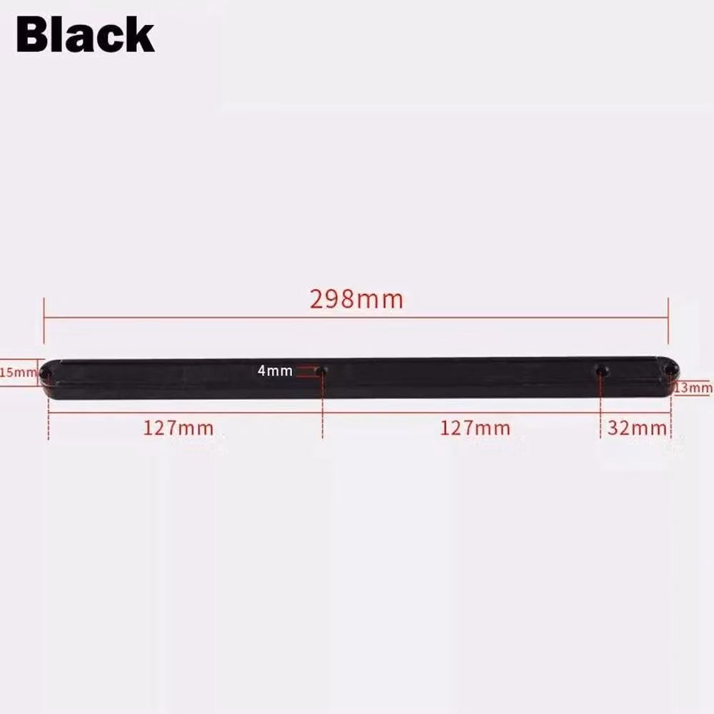 SPETLEK Black Plastic Drawer Slide Set, 29.8 cm – 2