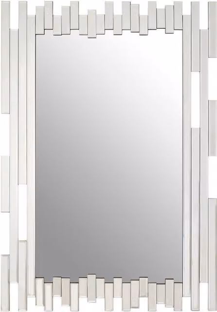 Orsina Puzzle Wall Mirror by Interiors by Premier in Antique Grey and Silver – 1