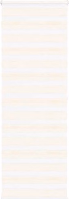 Berkfield Home Zebra Blind in Marble Beige, Polyester, W: 75 cm, H: 200 cm